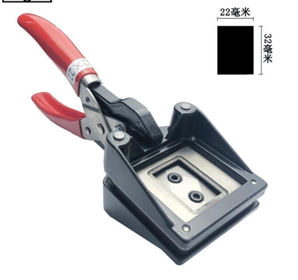 CHINA Licença personalizada do cartão da identificação do cortador da foto da mão poder do manual de 22mm x de 32mm fornecedor