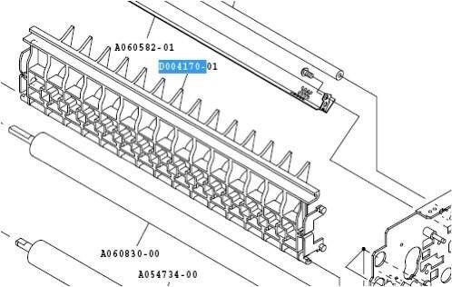 Cremalheira D004170 da peça sobresselente de Minilab da fronteira 5900 de Fuji fornecedor
