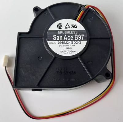 Fã de Fuji (9.7x9.3x9.3cm) 24V/0.34A F607 119C1058389 119C1058389C para o minilab da fronteira 550/570/LP 5500/5700 fornecedor