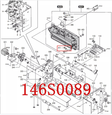 146S0089 fronteira mais seca 550 de Fuji do sensor da seção do transporte da saída do detector D771P 570 impressora Original New Dete de 570R Digitas fornecedor