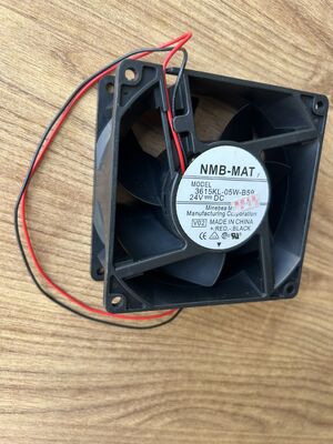 3615KL‐05W‐B59 NMB Ventilador de arrefecimento de 3 fios 92×92×38mm DC24V 0,24A Peça sobressalente para máquina de processador de fotos do Konica Digital Minilab fornecedor