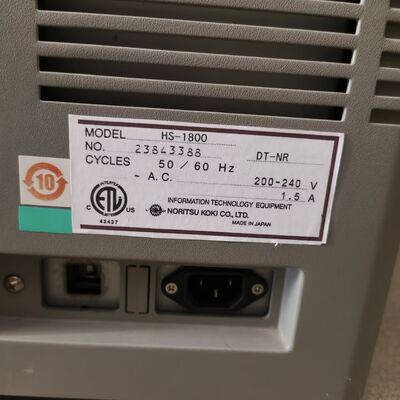 Impressora de minilaboratório digital Noritsu HS‐1800 usada, sistema autônomo, com suportes de filme 120AFC‐II e 135AFC‐II, controlador EZ e computador anfitrião fornecedor