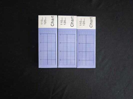 EL05060 Papel de gráfico, 0-1200°C, tipo fanfold & roll, papel de registo de temperatura para instrumento de dobragem chino, papel de impressão de mesa fornecedor