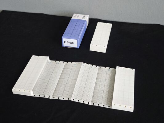EL05060 Papel de gráfico, 0-1200°C, tipo fanfold & roll, papel de registo de temperatura para instrumento de dobragem chino, papel de impressão de mesa fornecedor