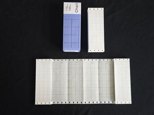 EL05060 Papel de gráfico, 0-1200°C, tipo fanfold & roll, papel de registo de temperatura para instrumento de dobragem chino, papel de impressão de mesa fornecedor