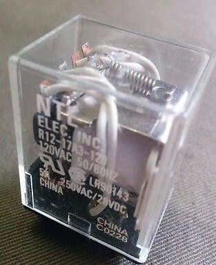 NTE RETRANSMITEM R12-17A3-120 120 VAC 5 AMPÈRE R1217A3120 NORITSU MINILAB fornecedor