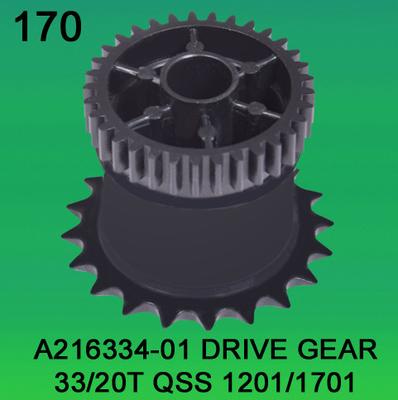 A216334-01 DRIVE GEAR TEETH-33/20 FOR NORITSU qss1201,1701 minilab fornecedor