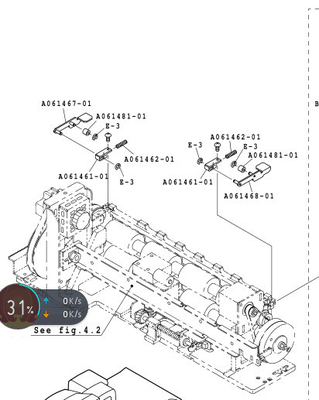 Peça de Z020262 01 Z020262 Noritsu QSS29 30 Minilab usada fornecedor