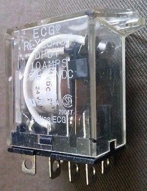 BOBINA 24 VDC NORITSU MINILAB DO RELÉ RLY2343F DPDT 10AMPS DE ECG fornecedor