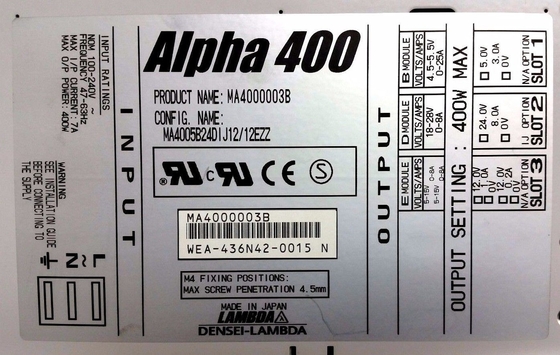FONTE de ALIMENTAÇÃO DE DC 400 ALFA do FP 363 563 Minilab da FRONTEIRA de 125G03703 FUJI fornecedor