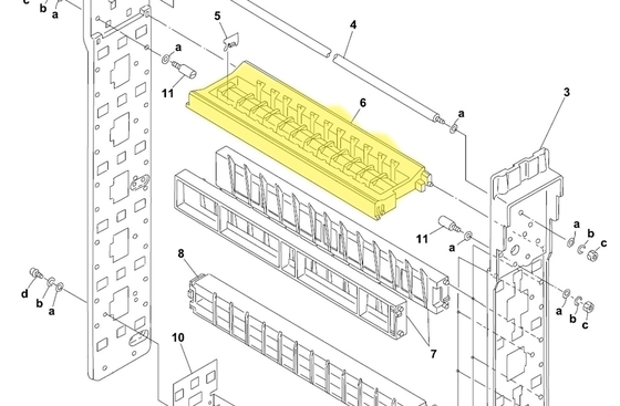 Evaporação de 3850A2201B 3850 A2201 3850A2201 3850 A2201B Konica Minilab que impede o Assy da tampa fornecedor