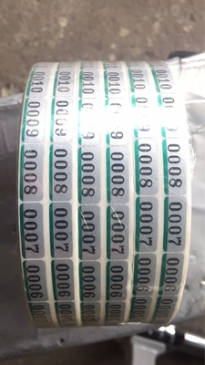 5000 pares de etiqueta da verificação gêmea para o Photofinishing de Minilab da sala escura fornecedor