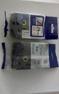 Preto de PUTY 24mm na máquina de escrever branca do P-toque de Tapes Compatible For do irmão da etiqueta TZe-251 de TZ251 TZe251 TZe 251 fornecedor