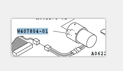 Unidade de motor das peças sobresselentes de W412667-01 Noritsu Minilab fornecedor
