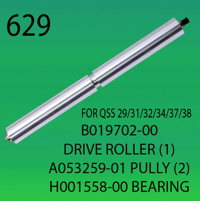 ROLO de B019702-00-DRIVER (1) - A053259-01-PULLY (2) - H001558 BEARING-FOR-NORITSU-2901-3101-3201-3401-3701-3801 Minilab CONV fornecedor