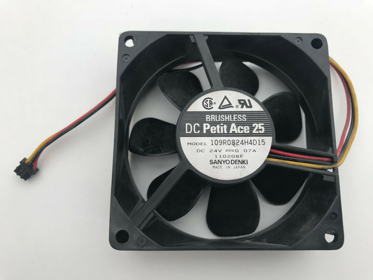 Fã 24vdc 80mm x 25mm da peça sobresselente de Minilab da fronteira 340 de Fuji de uma impressora de trabalho fornecedor